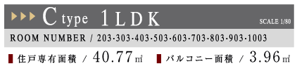 CType 1LDK 40.32u